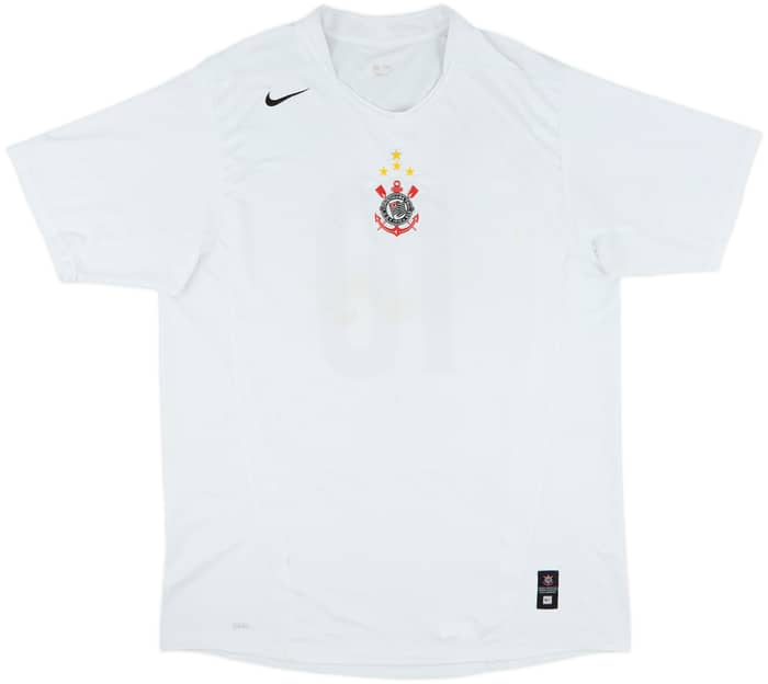 2004-05 Corinthians Home Shirt #10 (Tevez) - 5/10 - (XL)
