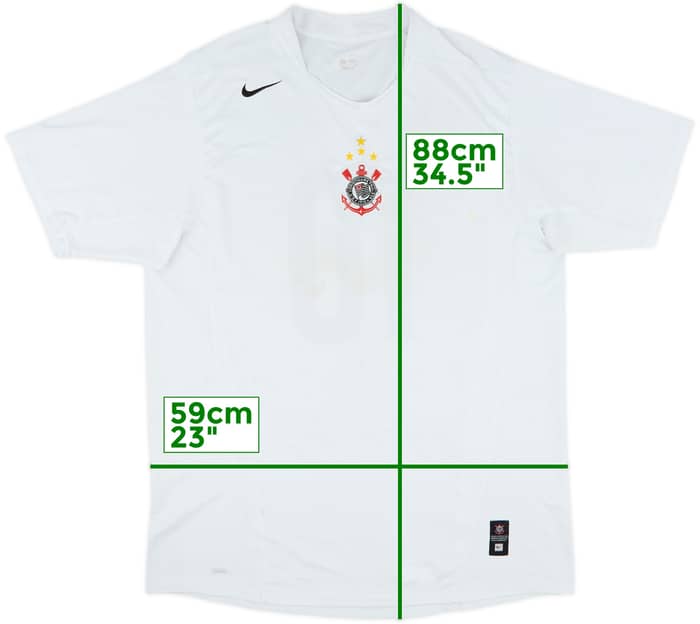 2004-05 Corinthians Home Shirt #10 (Tevez) - 5/10 - (XL)