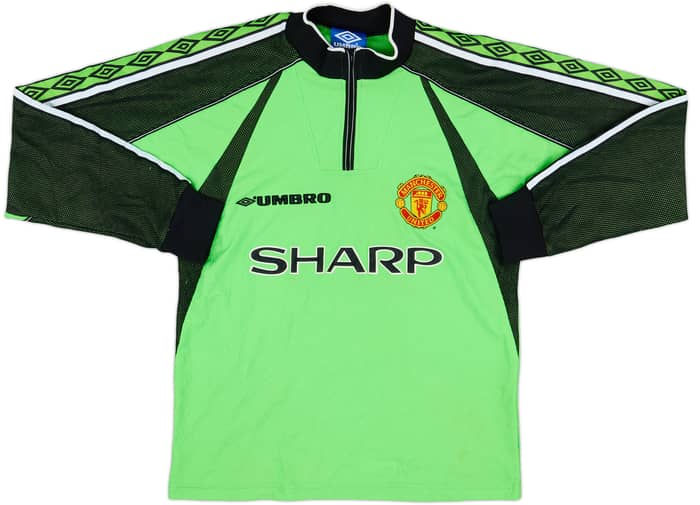 1998-99 Manchester United GK Shirt Schmeichel #1 - 6/10 - (M)