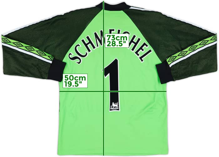 1998-99 Manchester United GK Shirt Schmeichel #1 - 6/10 - (M)
