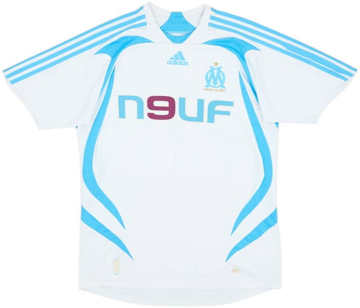 2007-08 Olympique Marseille Home Shirt Valbuena #28 - 7/10 - (XL.Boys)