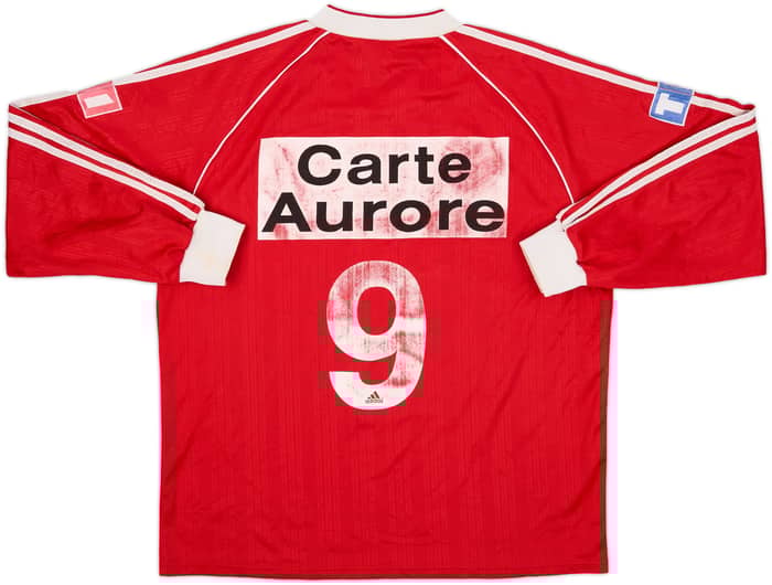 1999-00 Coupe de France Home L/S Shirt #9 - 7/10 - (XL)
