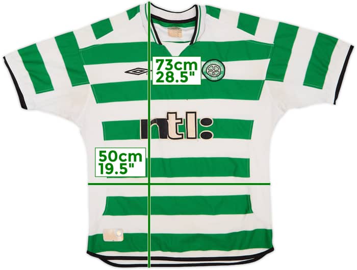 2001-03 Celtic Home Shirt - 4/10 - (XL)