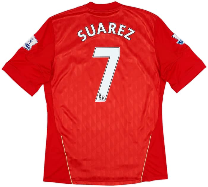2010-12 Liverpool Home Shirt Suarez #7 - 7/10 - (M)