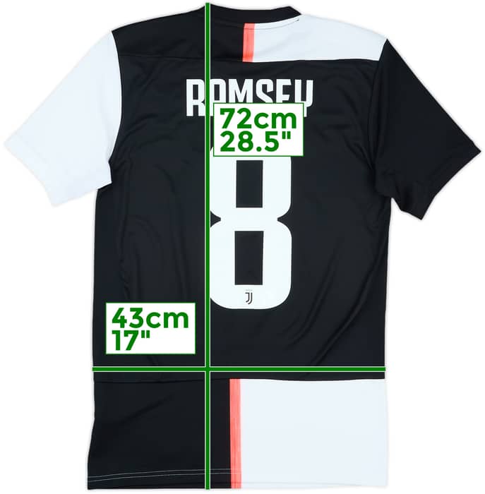 2019-20 Juventus Home Shirt Ramsey #8 - 7/10 - (XS)