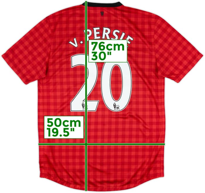 2012-13 Manchester United Home Shirt V.Persie #20 - 5/10 - (M)