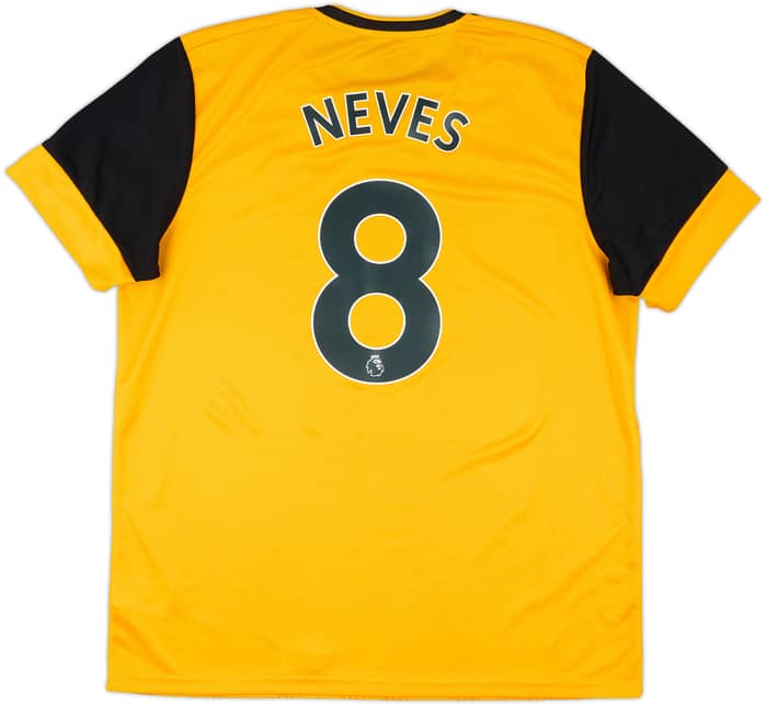 2020-21 Wolves Home Shirt Neves #8 - 9/10 - (XL)