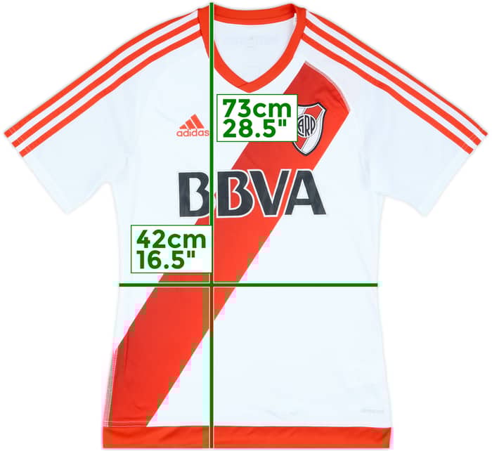 2016-17 River Plate Home Shirt - 10/10 - (S)