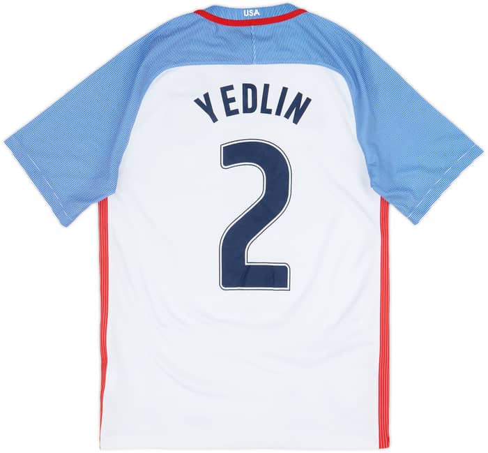 2016-17 USA Home Shirt Yedlin #2 - 7/10 - (S)