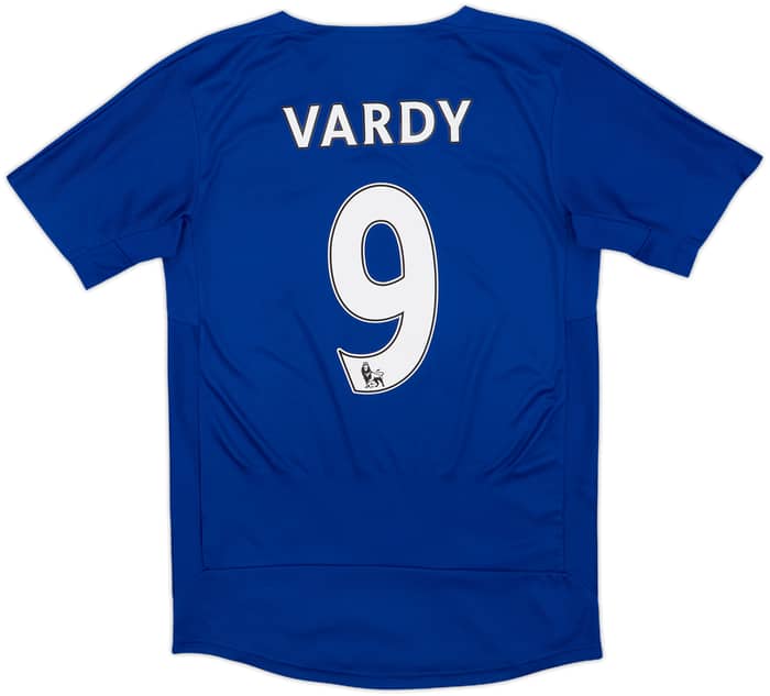 2015-16 Leicester Home Shirt Vardy #9 - 10/10 - (S)
