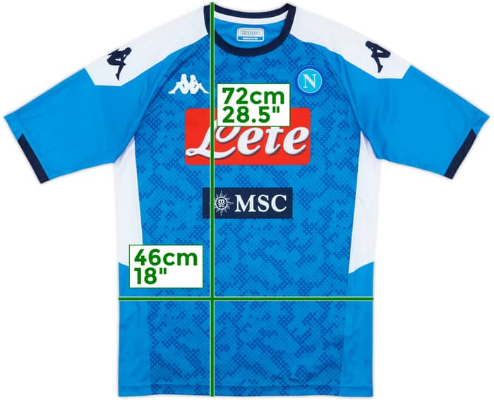 2019-20 Napoli Home Shirt - 10/10 - (M)