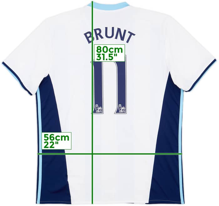 2016-17 West Brom Home Shirt Brunt #11 - 8/10 - (XL)
