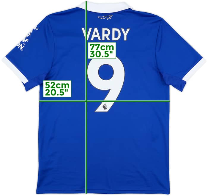 2022-23 Leicester Home Shirt Vardy #9 - 10/10 - (M)
