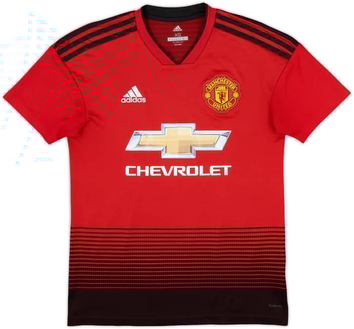 2018-19 Manchester United Home Shirt Pogba #6 - 6/10 - (XS)