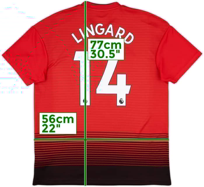 2018-19 Manchester United Home Shirt Lingard #14 - 10/10 - (L)