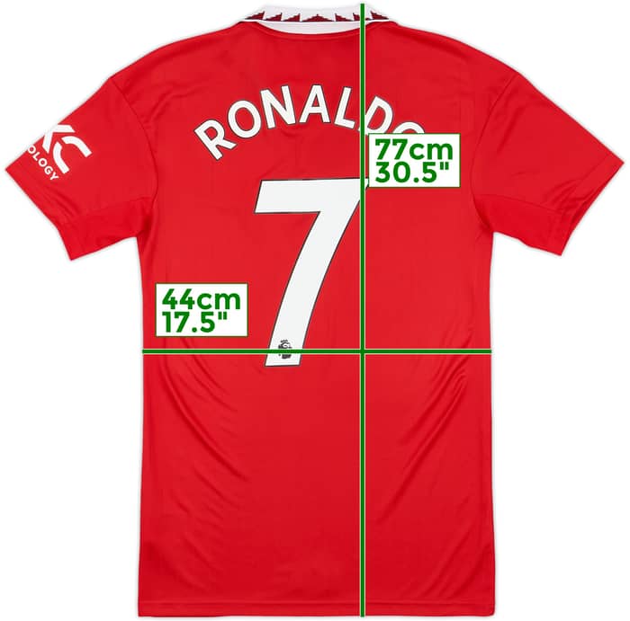 2022-23 Manchester United Home Shirt Ronaldo #7 - 10/10 - (XS)