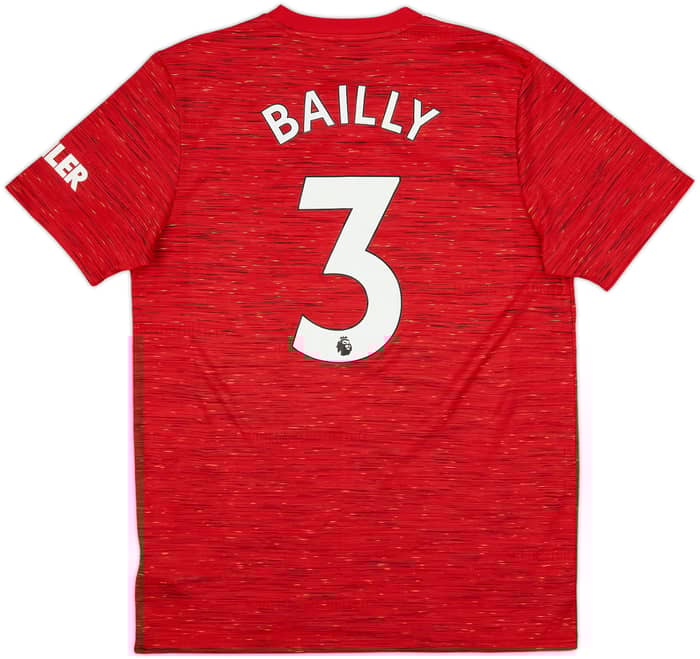 2020-21 Manchester United Home Shirt Bailly #3 - 8/10 - (L)