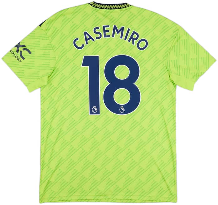 2022-23 Manchester United Third Shirt Casemiro #18 - 10/10 - (L)