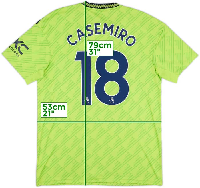2022-23 Manchester United Third Shirt Casemiro #18 - 10/10 - (L)