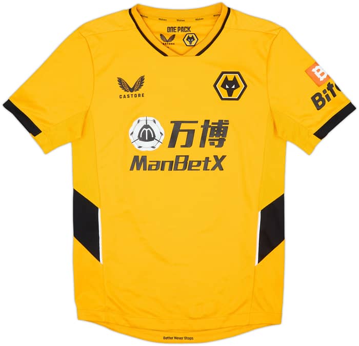2021-22 Wolves Home Shirt Raul #9 - 8/10 - (S)