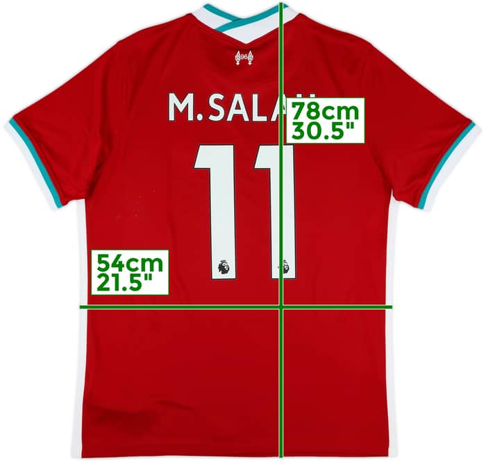 2020-21 Liverpool Home Shirt M.Salah #11 - 6/10 - (L)