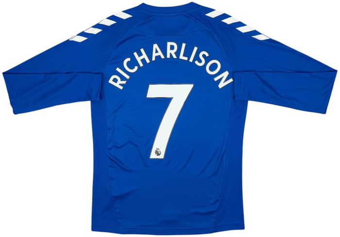2020-21 Everton Home L/S Shirt Richarlison #7 - 9/10 - (S)