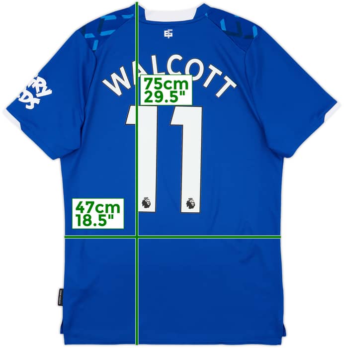 2019-20 Everton Home Shirt Walcott #11 - 9/10 - (M)