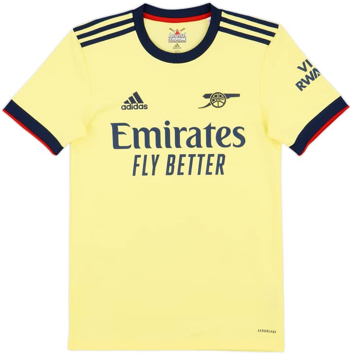 2021-22 Arsenal Away Shirt Saka #7 - 9/10 - (XS)