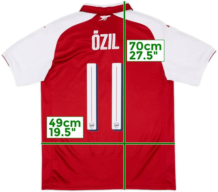 2017-18 Arsenal Home Shirt Ozil #11 - 9/10 - (XL.Boys)