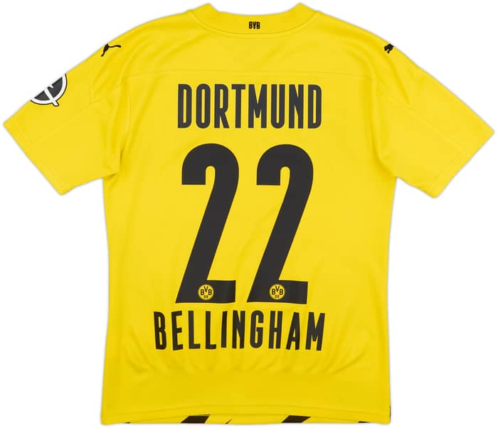 2020-21 Borussia Dortmund Home Shirt Bellingham #22 - 8/10 - (XS)