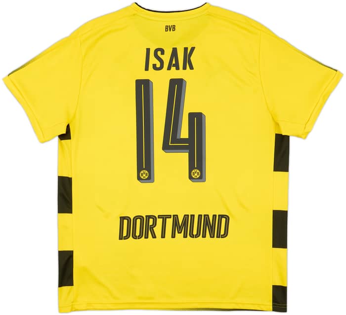 2017-18 Borussia Dortmund Home Shirt Isak #14 - 8/10 - (XL)