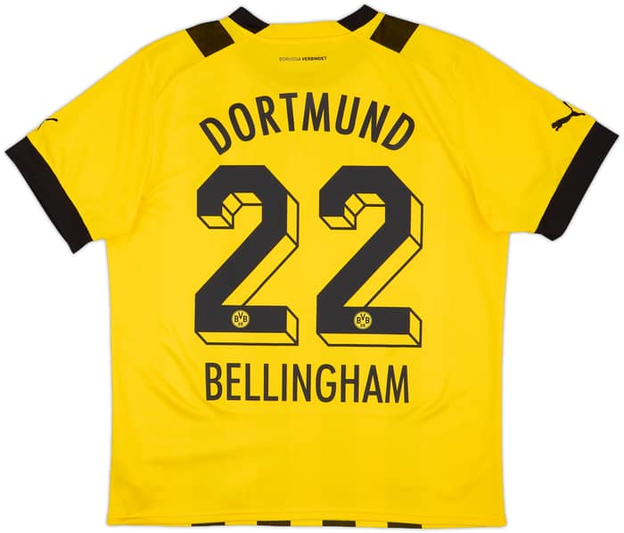 2022-23 Dortmund Home Shirt Bellingham #22 - 8/10 - (L)