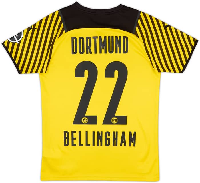 2021-22 Borussia Dortmund Home Shirt Bellingham #22 - 10/10 - (S)