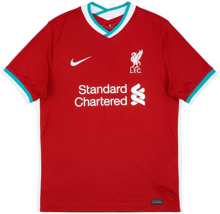 2020-21 Liverpool Home Shirt Henderson #14 - 8/10 - (M)