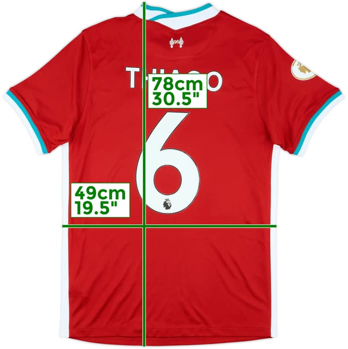 2020-21 Liverpool Home Shirt Thiago #6 - 10/10 - (M)