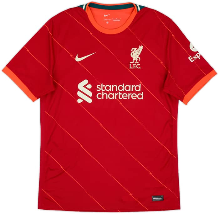 2021-22 Liverpool Home Shirt Luis Diaz #23 - 8/10 - (M)