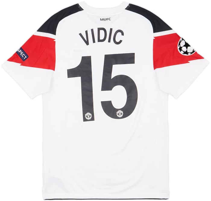 2010-12 Manchester United Away Shirt Vidic #15 - 9/10 - (S)