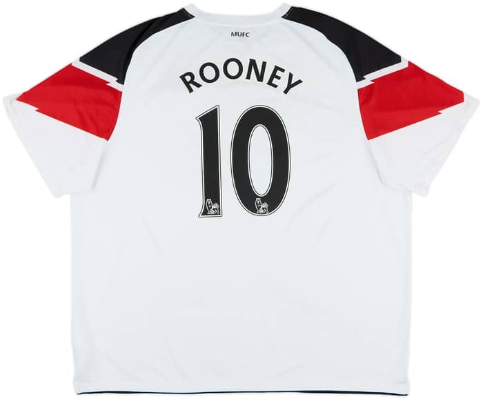 2010-12 Manchester United Away Shirt Rooney #10 - 7/10 - (3XL)