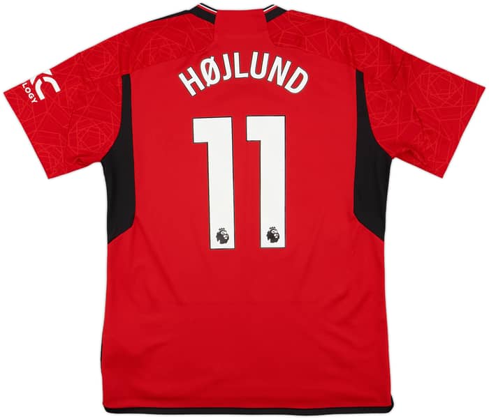 2023-24 Manchester United Home Shirt Højlund #11 - 10/10 - (L)