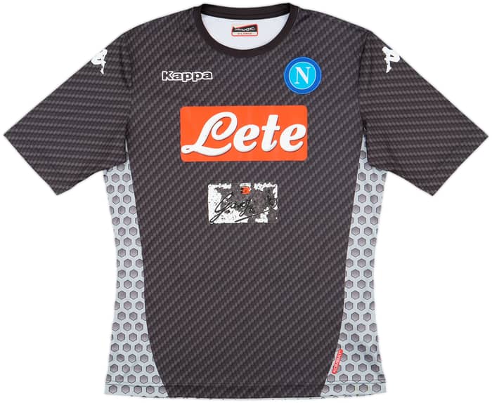 2017-18 Napoli Fourth Shirt - 4/10 - (XL)