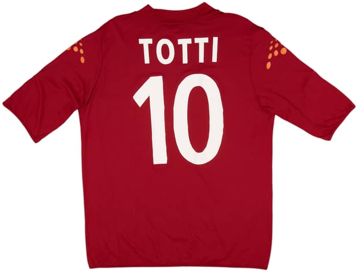 2003-04 Roma Home Shirt Totti #10 - 4/10 - (XL)