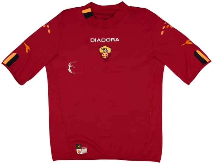2003-04 Roma Home Shirt Totti #10 - 4/10 - (XL)