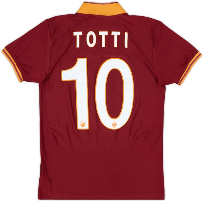 2013-14 Roma Home Shirt Totti #10 - 6/10 - (XL.Boys)