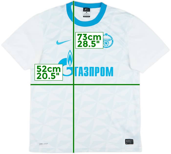 2011-12 Zenit St. Petersburg Basic Away Shirt - 7/10 - (M)