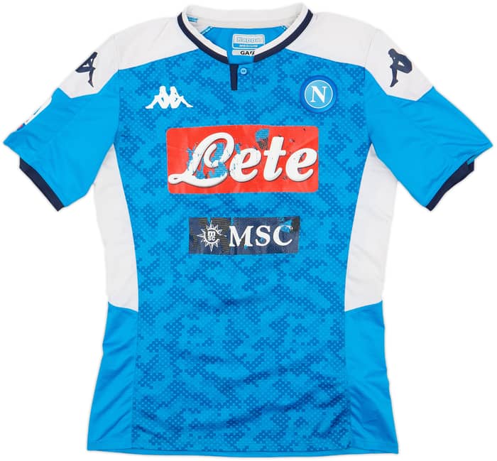 2019-20 Napoli Home Shirt Lozano #11 - 4/10 - (M)