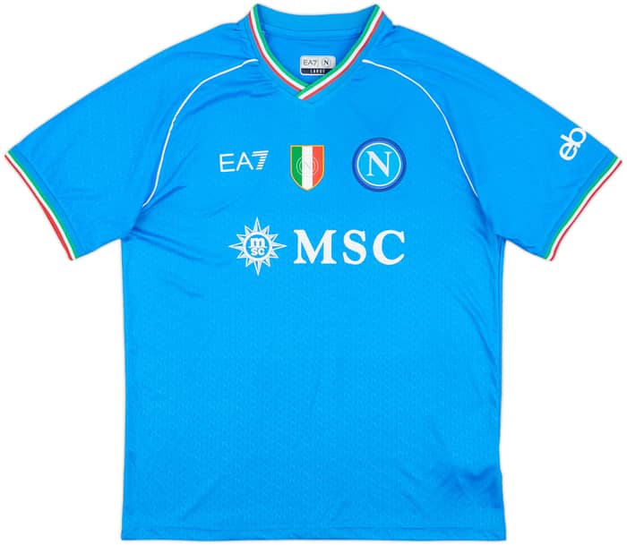 2023-24 Napoli Home Shirt Osimhen #9 - 10/10 - (L)