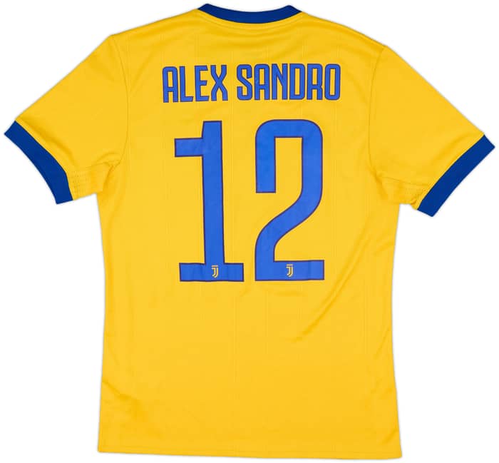 2017-18 Juventus Away Shirt Alex Sandro #12 - 4/10 - (S)