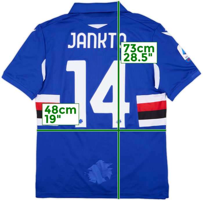 2020-21 Sampdoria Home Shirt Jankto #14 - 10/10 - (L)