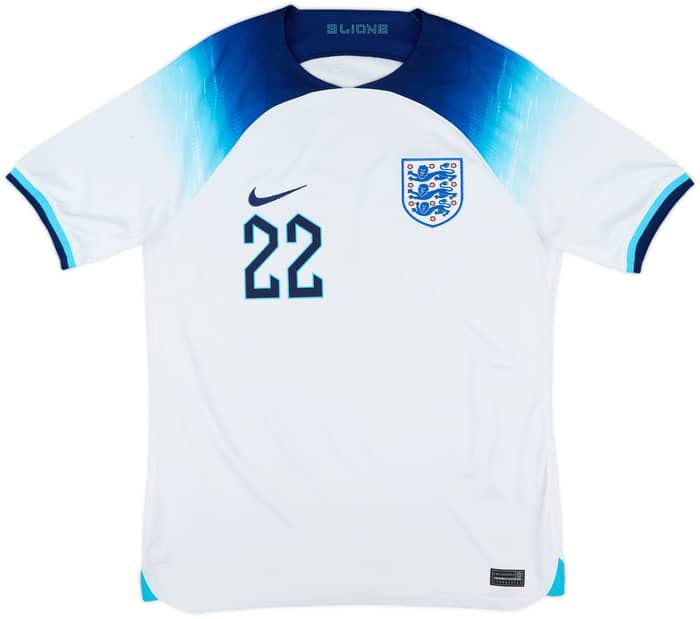 2022-23 England Home Shirt Bellingham #22 - 8/10 - (M)