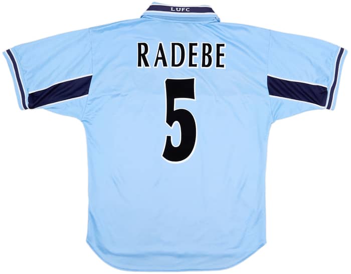 1999-00 Leeds United Away Shirt Radebe #5 - 10/10 - (M)